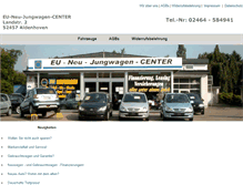 Tablet Screenshot of eu-neu-jungwagen-center.com